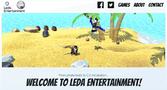 Desktop Screenshot of ledaentertainment.com